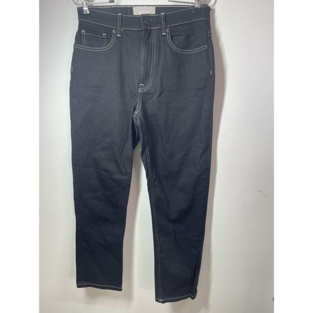 Everlane Jeans The Original Cheeky‎ Womens Sz 27 Black Denim Crop